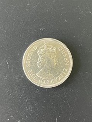 1973 香港伍毫 女皇頭 硬幣
