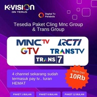 Paket K-Vision Cling 1 Bulan