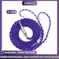 XINHS-79 Cáp Tai Nghe Cao Cấp MMCX/0.78Mm 2 Pin/QDC/TFZ Dây Tai Nghe Lõi Bạc 8 Lõi Cho SE846 SE535 U