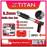 🔥HOT🔥XTITAN Manual Steel Nails Gun Steel Rivet Gun Wall Gun Cordless Concrete Tufting Puncher Nailer