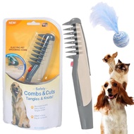 Glosrity Mataway e-Comb, 2025 New Mataway e Comb for Dogs Cats, 2 In 1 Electric Pet Grooming Tool wi