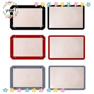 YEWW Baking Tray, Non-Stick Reusable Silicone Baking Mat, Accessories Leak Proof Heat Resistant Snap