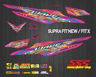 Striping Stiker Variasi Supra Fit New/Supra Fit X Wave Ungkel
