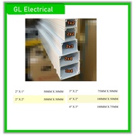 6FT PVC WIRING CASING ELECTRICAL CASING MODULAR TRUNKING UPVC 3/4'' 1'' 2'' 1''X2'' 2''X2'' 2''X3'' 