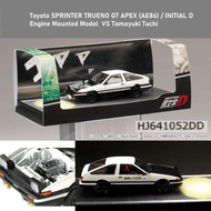 NEW HJ641052DD - HOBBY JAPAN 1/64 TOYOTA SPRINTER TRUENO GT APEX (AE86) / INITIAL D ENGINE MOUNTING