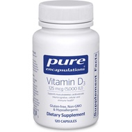 Pure Encapsulations Vitamin D3 125 mcg (5,000 IU) - Supplement to Support Bone, Joint, Breast, Heart