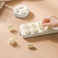Children's Anti-Shock Socket Protector Power Strip Cover Baby Plug Socket Dustproof Protective Cover