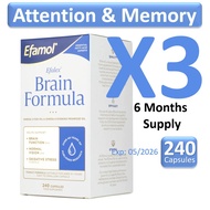 3 Boxes of Efamol Efalex Brain Formula 240 Capsules Exp01/28