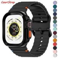 Silicone Case+Strap Bracelet Cover For Apple Watch Series 10 42mm 46mm 49mm 44mm 40mm 45mm 41mm iWat
