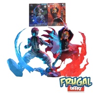 Sega : Demon Slayer Kimetsu no Yaiba - Rengoku Kyojurou & Akaza Action Figure Set