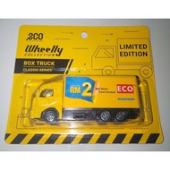 LORI LORRY TRUCK ECO SHOP VIRAL RM2 CLASSIC SERIES 2019 LIMITED EDITION YELLOW KUNING BOX TRUCK DIEC