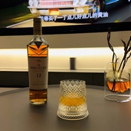 McLaren Whiskey Glass Set with Base, Rotating Glass