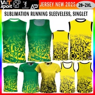 ARORA SPORTS/WT-SPORT Unisex Sublimation Running Dry Fit Sleeveless Jersey -Sublimation Ladies Dry F