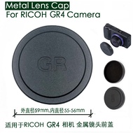 Penutup Lensa Logam Kamera RICOH GR4, Filem Tempered GR4, Grip Jari, Aksesori Hot Shoe