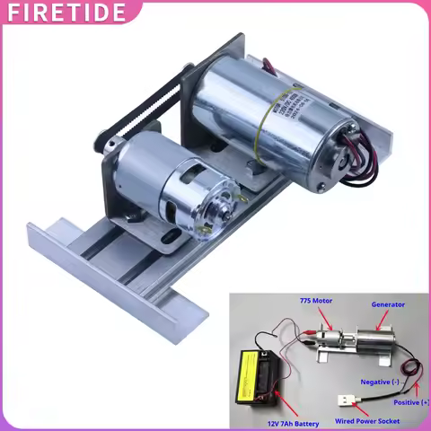 775 Motor Miniaturere Chargeable 220V DC Permanent Magnet Brushless Motor Set Double Bearing Mute Ge