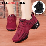 LEEANG CHEN Sneakers Dance Shoes for Women Flying Woven Mesh Comfortable Modern Jazz Dancing Shoes Ladies Outdoor Sports Shoes