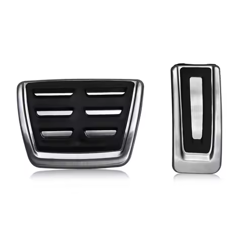AT Gas Brake Pedal Pad Covers For VW Golf 7 8 Tiguan Touran Jetta 7 Polo 6 T-Roc T-Cross Passat Atla