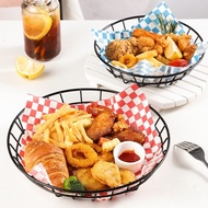 Fries Basket French Fries Food Tray Snack Plate Boat Shape Burger Fries Food Basket Holder