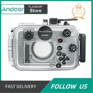 เคสป้องกัน TG7กระเป๋ากล้องกันน้ำสำหรับกล้องแอคชั่นแคมเมราใต้น้ำ60ม./195ft พร้อมอินเตอร์เฟซแบบเกลียว5