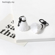 [T&B Dec] Sport Styles Simulated Mini Badminton Keychain Pendant Backpack Hangings Decoration Gifts 