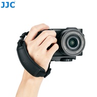 JJC สายรัดข้อมือหนังแบบปลดเร็วอุปกรณ์เสริม DSLR สำหรับ Nikon D80 D90 D5300 D3200 Canon EOS R8 2000D M50