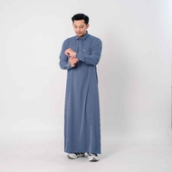 Dnine Thobe Rayyan Men's Robe Slimfit UV ProtectorSMOKE