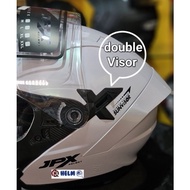 Jpx Nova X solid White Double Visor Helmet