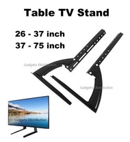 Universal 26-37 inch &amp; 30-75 inch Screen Size Sturdy Desk Table Top TV Monitor Stand Mount Load Capacity 50kg 2928.1