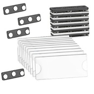 (BIGY) Magnetic Name Tags Kit Magnetic Badge Holders +3 Strong Magnets Business Name Tag/ID Badge Se