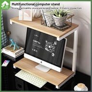℡۞▽Laptop stand Printer stand desk shelf Computer stand steel wood office furniture rack storage rac