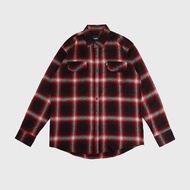 Epidemic Shirt | Flannel Krazen Black Red
