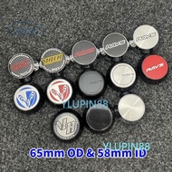 4pcs 65mm/58mm RAYS VOLK RACING Car Styling Sport Rim Center Caps Wheel Center Hubcap Cover For RAYS