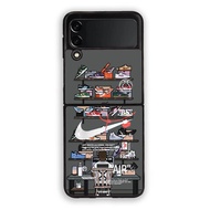 Hardcase Casing Case Samsung Galaxy Z Flip 3 4 5 6 5G Z Fold 3 4 5 6 5G Nike Shoes Collage AB0222 Co
