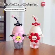 Sunflower High-value Plastic Cup Children's Cartoon Cup Cute Cup Girls Fashionable Simple C4N3