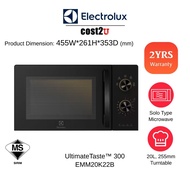 Electrolux 20L UltimateTaste 300 Free-Standing Microwave Oven | EMM20K22B EMM20K18GWI PMW (Ketuhar G