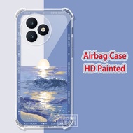 For Redmi K80 Ultra Crystal Case HD Painted Air Bag 360 Protect Matte Back Shell For Xiaomi Redmi K8