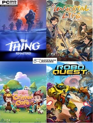 (PC GAME) 4 IN 1 Immortal LifeRoboquestCritter CaféThe Thing: Remastered - DVDPENDRIVE