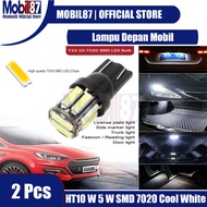 JIAMEN Car Headlight LED T10 W5W SMD 7020 2 PCS - PN-RGB car accessories