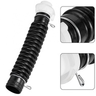 Flexible Drain Hose, 32mm OD 255mm Length Kitchen Sink Extension Pipe Black