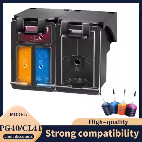 2pcs PG-40 CL-41 PG40 CL41 Ink Cartridge For Canon Pixma MP140 MP150 MP160 MP180 MP190 MP210 MP220 M