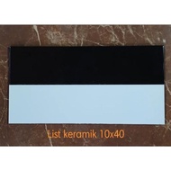 list keramik 10x40 list 10x40 list lantai lis keramik kamar mandi lis keramik dinding warna hitam po