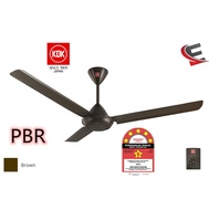 KDK 3 Blade Ceiling Fan Brown Regulator Type K15V0-PBR (150cm/60")