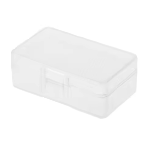 Mini Transparent for Case Holder Storage Box For 1x 9V Battery Or 2x AA Batterie