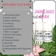 Jamu Suci Dara Mengurangkan Keputihan/Sembelit/Rahim Jatuh/Rahim Kembang/Peranakan Jatuh