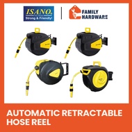 FAMILY HARDWARE ISANO IHG-01 IHG-02 IHG-03 10m 20m Automatic Retractable Hose Reel 10 METER 20 METER