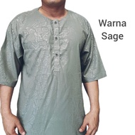 Jubah pria Gamis Pria Jubah Pria Jubbah Muslim al faan motif sultan Jubah daffah thobe lengan pendek