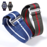 Magic Tape Nylon Watch Strap Compatible with Tudor Black Bay Little Red Flower Series Breathable Can