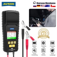AUTOOL BT860 Car Battery Tester Truck Cranking Charging Test with Printer 12~24V Auto Real Time Temp
