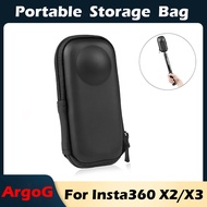 Portable Carrying Case Storage Bag for Insta360 X3 / One X2 Action Camera Waterproof Hard PU Shell Box Insta360 X3 Accessories