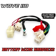 HONDA WAVE110 ELETRIC STARTER BATTERY WIRE 0 WAVE 110 WAVE110 BATTERY WIRE HARDNESS WAYAR BATERI WAY